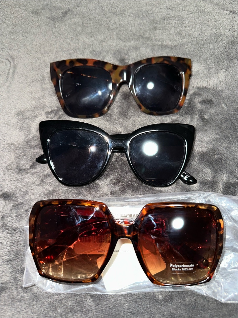 3 Fashion Nova Sunglasses